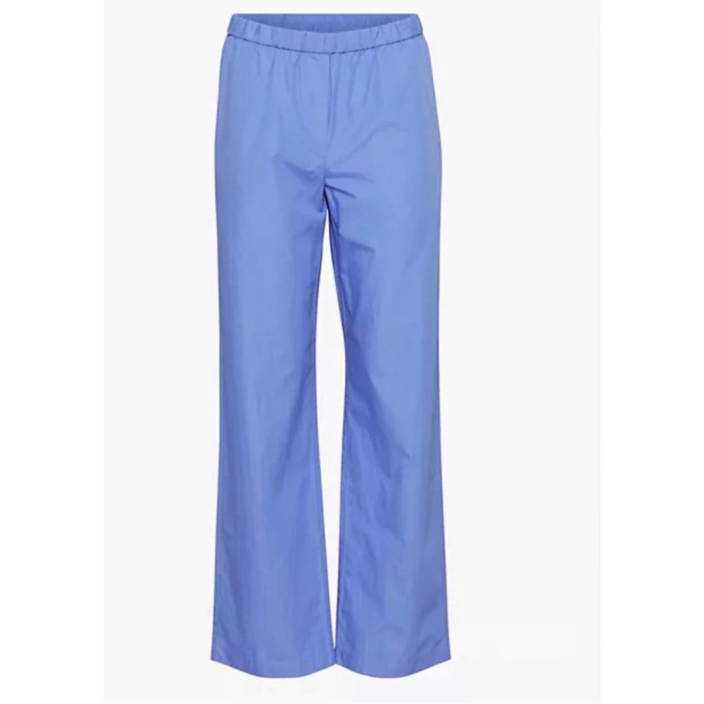 NEW Wilfred Free Aritzia Boardwalk Cotton Poplin Pants Playful Purple Small